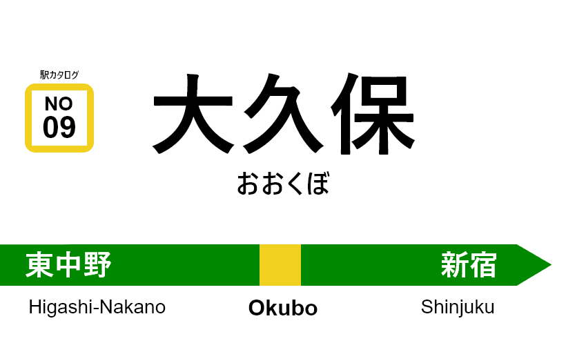 中央・総武線 – 大久保駅｜駅カタログ2018