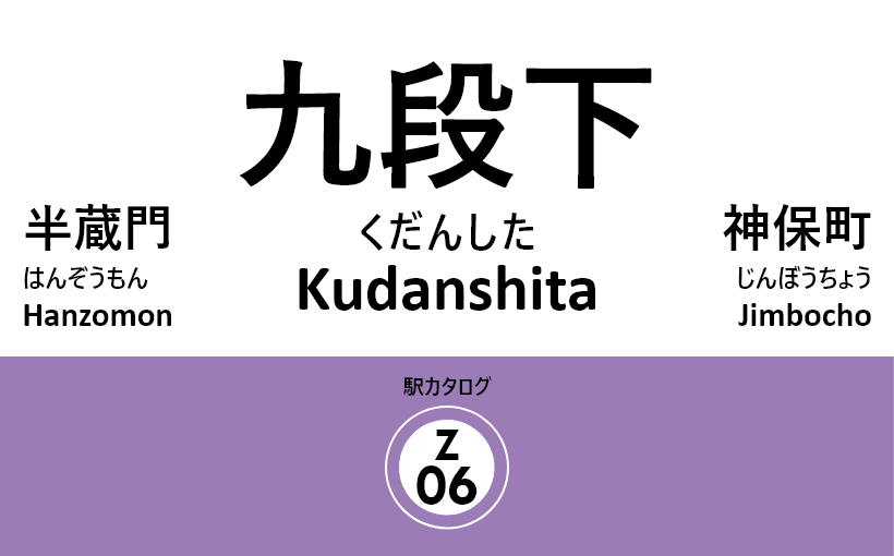 東京メトロ半蔵門線 – 九段下駅｜駅カタログ2018